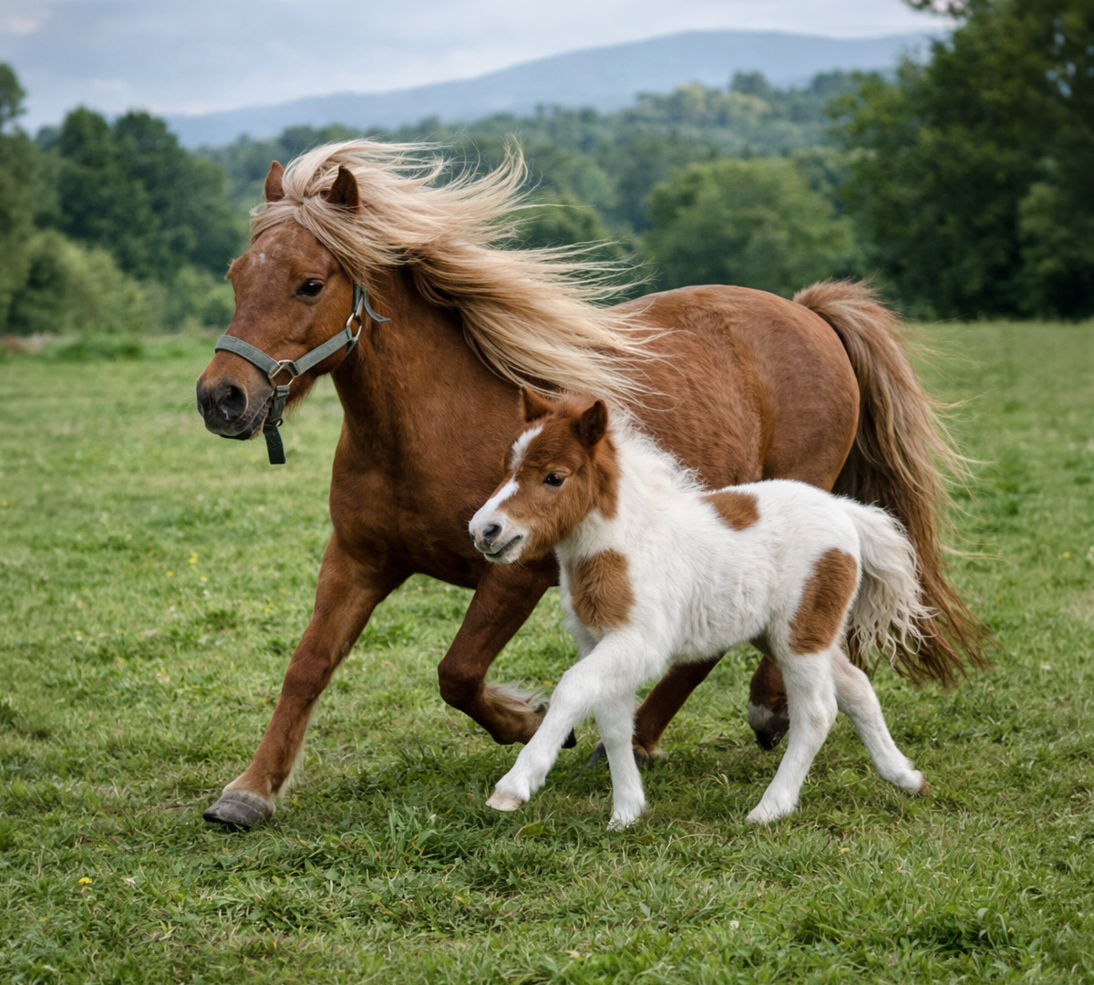 Comportement du poney Shetland