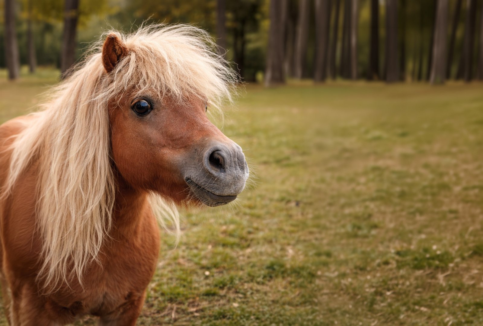 Shetland observant son environnement