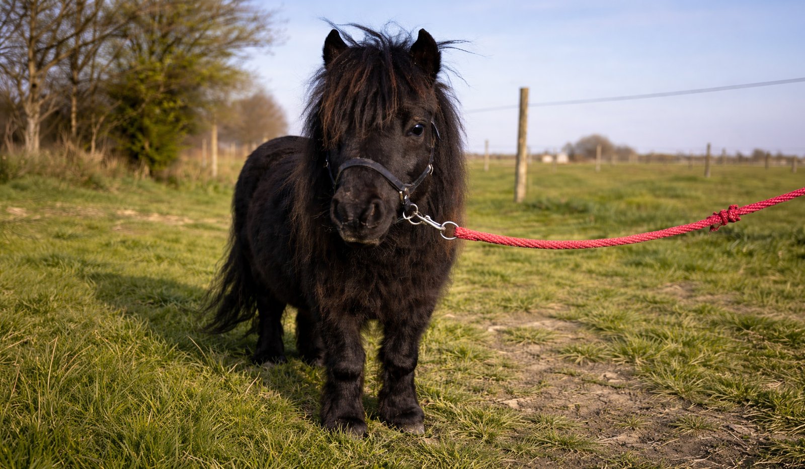 Présence calme avec son Shetland